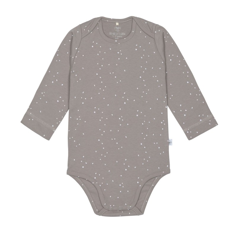 Lässig Body Langarm taupe 7-12M