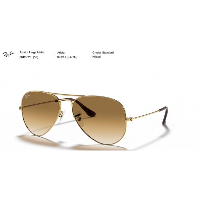 Ray Ban Sonnenbrille AVIATOR GRADIENT